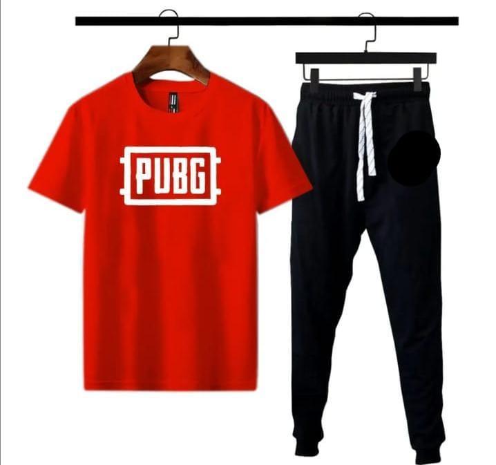 2 Pcs Men's Polyester Printed Track Suit