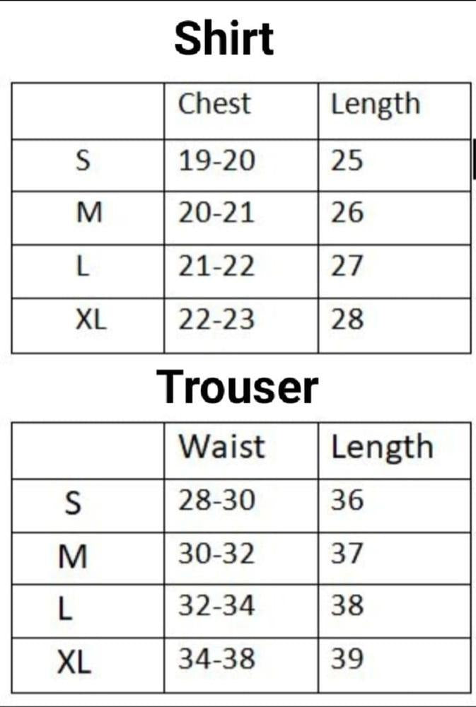 Men's Printed Polyester Track Suit - 2 Pcs Set in Black